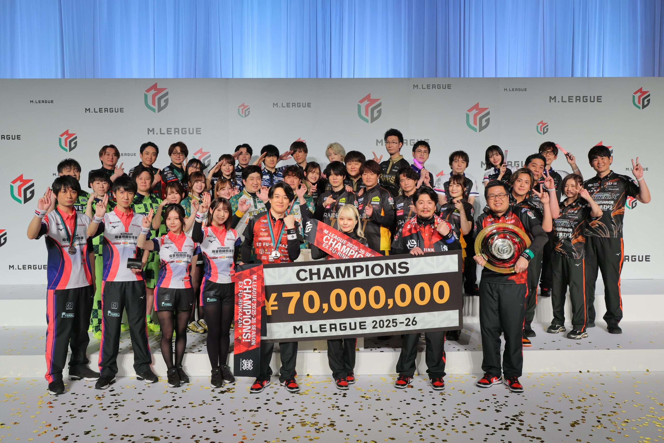🆕「ZOZOTOWN Mリーグ2025-26」ファイナルシリーズ　EX風林火山が2度目の優勝！ ～ファイナルシリーズを戦いぬいた全4チームの総括コメントを発表～